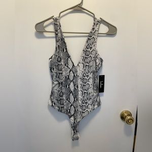 Lulus snake skin bodysuit